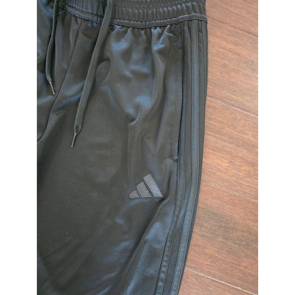 Adidas Tiro 21 Soccer Pants Mens M Black Ankle Zip Warmup Training Reg Fit - Picture 2 of 5